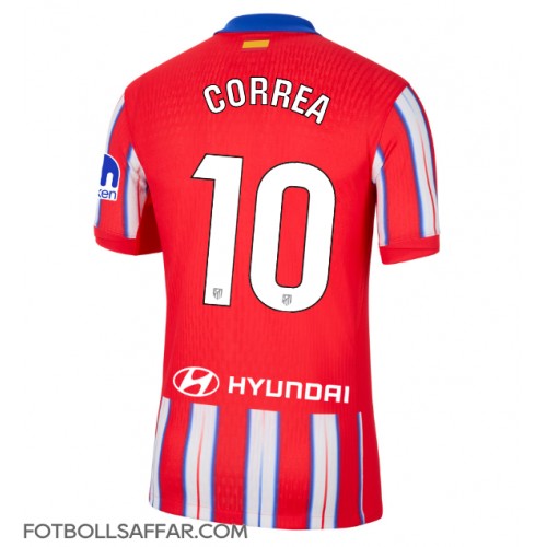 Atletico Madrid Angel Correa #10 Hemmatröja 2024-25 Kortärmad